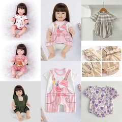 {Đủ Mẫu} Bộ Quần Áo Trẻ Em Sơ Sinh 5–8kg Váy Công Chúa, Búp Bê Tái Sinh 50–55–66cm