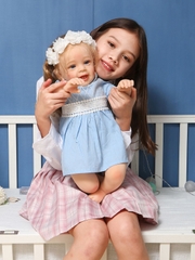 [Đủ mẫu] Búp Bê  Thân Gòn  Mềm Mại 60 cm = 24 inch Reborn Silicon Vinyl Doll