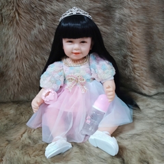 [Đủ mẫu] Búp Bê 55 cm = 22 inch Thân Gòn Mềm Mại  Reborn Silicon Vinyl Doll