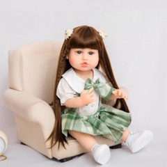 {Đủ Mẫu} Búp Bê 55 cm = 22 inch Thân Nhựa  Reborn Vinyl Doll