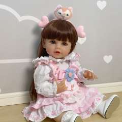 {Đủ Mẫu} Búp Bê 55 cm = 22 inch Thân Nhựa  Reborn Vinyl Doll