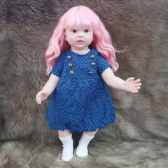 [Đủ mẫu] Búp Bê  Thân Gòn  Mềm Mại 60 cm = 24 inch Reborn Silicon Vinyl Doll