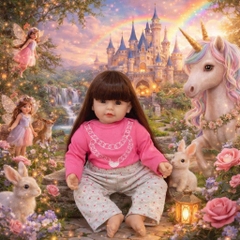 {Đủ Mẫu} Búp Bê Tái Sinh Thân Gòn Mềm Mại 50 cm = 20 inch Reborn Vinyl Doll