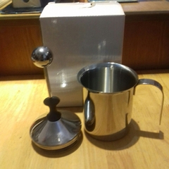 Ca Đánh Sữa Lạnh Tạo Bọt Sữa Đa Năng, CA SỤC  Inox 304 Double Mesh Milk Frother