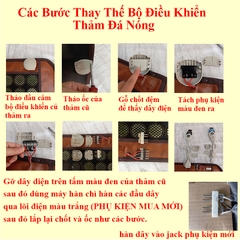 {Đủ Size} Thảm Đá Nóng Hàn Quốc 셀크린 소소매트, Nệm Sưởi Ấm Massage Trị Liệu Xài Điện Món Quà Sức Khoẻ