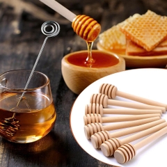 {Đủ Mẫu}🍯 CÂY KHUẤY MẬT ONG TAY CẦM DÀI TIỆN DỤNG