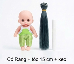 [Đủ mẫu] Búp Bê Nhựa mềm 12 cm 5 inch Vinyl reborn Baby Doll