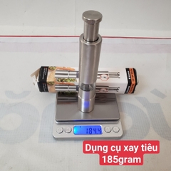Cối Xay Muối & Tiêu, Gia Vị Nút Ấn  Bằng Thép Không Gỉ PVN5014