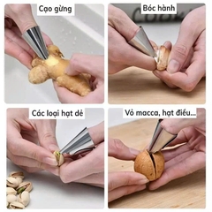 Dụng Cụ Tách Vỏ Hạt Dẻ Cao Cấp Inox 304 – Kẹp Hạt Dẻ Đa Năng PVN9192