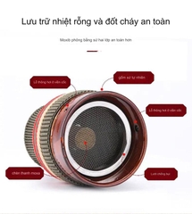 Combo Cốc Phù Dương Xông Hơ Tặng 54 Nhang Ngải, Bản Đồ Huyệt Trị Hàn Ẩm Massage, Giác Hơi, Cạo Gió, Chải Thông Kinh Lạc PVN6783