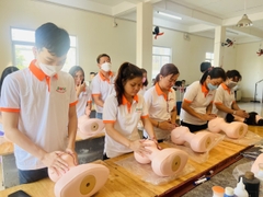 Đầu Manocanh Nửa Người Dạy Massage Mặt Cổ Vai Gáy, Trang Điểm Trong Spa & Thẩm Mỹ Viện  PVN3714