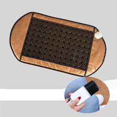 {Đủ Mẫu} Đệm Thảm Đá Nóng Hàn Quốc 84×48 cm Đá Ngọc Bích Tourmalin Nệm Sưởi Ấm Giảm Đau Lưng, Bụng Massage Trị Liệu Xài