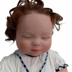 Búp Bê Thân Gòn + Thân Nhựa Mềm Mại 48 cm = 18 inch Reborn Silicon Vinyl Doll