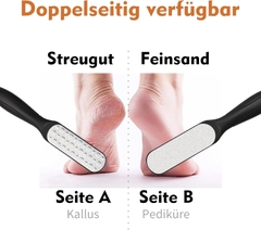 Dụng Cụ Chà Gót Chân Hai Mặt Tẩy Tế Bào Chết Bằng Thép Không Gỉ {Màu Ngẫu Nhiên) PVN9262