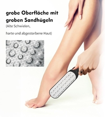 Dụng Cụ Chà Gót Chân Hai Mặt Tẩy Tế Bào Chết Bằng Thép Không Gỉ {Màu Ngẫu Nhiên) PVN9262