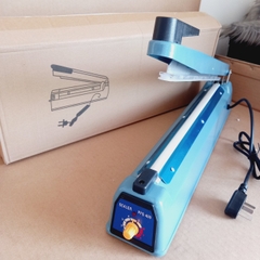 {Đủ Mẫu} Máy Hàn Miệng Túi Nilon [Vỏ Sắt ] Túi Zip Dập Tay Để Bảo Quản Thực Phẩm, Bọc Sản Phẩm Bán Hàng, Cắt Màng Co [Bảo Hành 3 Tháng]