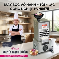 🔥 MÁY BÓC VỎ HÀNH – TỎI – LẠC CÔNG NGHIỆP PVN9675 🔥