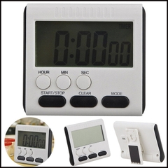 Đồng Hồ Đếm Ngược Bấm Giờ  Màn Hình LCD (tặng Kèm Pin) đồng hồ báo thức hẹn giờ đếm giờ sinh hoạt