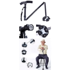 GẬY CHỐNG TRƯỢT GẤP GỌN TRUSTY CANE CHO NGƯỜI GIÀ CÓ ĐÈN PIN  PVN6867