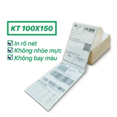 Giấy In Nhiệt Decal A6 Tệp 500 Tem, In Bill TMĐT, Có Sẵn Lớp Keo Tự Dính PVN3854