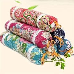 🌿 Gối Ngải Cứu Hình Trụ 38x8cm – MÀU NGẪU NHIÊN – PVN9341