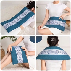 🌿 Gói Sưởi Ấm Điện Ngải Cứu Bằng Muối Biển – Túi Chườm Nóng Muối Thô Trị Liệu Toàn Thân