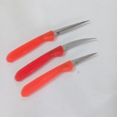 (Đủ Mẫu} Bộ 3, 4 Dao Tỉa Điêu Khắc Rau Củ Quả Trái Cây, Dao Tách Lan Kiếm Thép Không Rỉ Siêu Sắc Cán Gỗ_   Carving Knives Tools