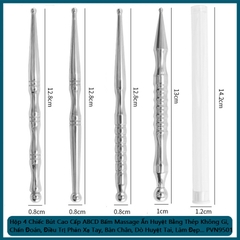 {Đủ Mẫu} Bút Bấm Massage Ấn Huyệt Bằng Thép Không Gỉ, Chẩn Đoán, Điều Trị Phản Xạ Tay, Bàn Chân, Dò Huyệt Tai, Làm Đẹp...