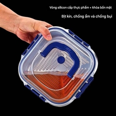 Hộp Đựng Thực Phẩm 1800 ml Inox Salad Trái Cây Hộp Cơm Trưa Có Nắp Cắm Trại PVN10050