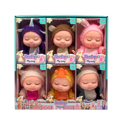 {Đủ Mẫu} Búp Bê Nhựa Cao Cấp Tái Sinh 21 cm 8 inch Mắt To 3D Reborn Vynil Baby Doll