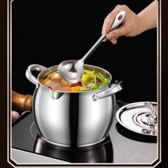 Bồn Chứa Mỡ Lợn Inox 1.5L – Có Nắp Đậy  Bộ Lọc, Chịu Nhiệt Cao PVN10053