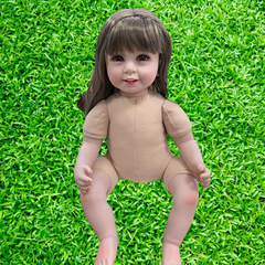 [Đủ mẫu] Búp Bê 55 cm = 22 inch Thân Gòn Mềm Mại  Reborn Silicon Vinyl Doll