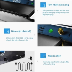 MÁY BỌC MÀNG THỰC PHẨM HW450 INOX – CẮT MÀNG TỰ ĐỘNG | PVN9679