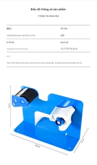 Máy Cắt Băng Keo Sắt Để Bàn Cỡ Lớn 13,2*23*15,5cm Giải Pháp Tối Ưu Cho Đóng Gói Hàng Hóa Chuyên Nghiệp PVN8420