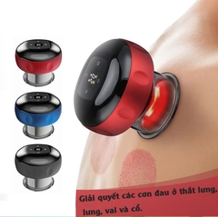 Máy Giác Hơi Cầm Tay Điện Tử 12 Chế Độ Sạc Tiện Dụng Thư giãn – Lưu thông khí huyết – Giảm đau nhức nhanh chóng PVN7619