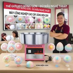 {Đủ Mẫu} Máy Làm Kẹo Bông Gòn Công Nghiệp Cao Cấp – Dùng Điện 220V