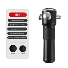 Máy Massage Mini Cầm Tay 4 Đầu Đa Năng Giảm Đau, Thư Giãn, Sạc Pin Tiện Lợi PVN9103