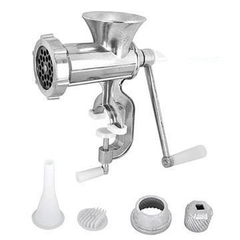 Máy Xay Thịt Quay Tay TB12 Lớn Đa Chức Năng Bằng Nhôm, Nhồi Lạp Xưởng, Xúc Xích, Xay Bột, Làm Mì SP002667