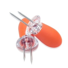 🌽 Nĩa Nướng Ngô / Xiên BBQ Thép Không Gỉ – Tay Cầm Cao Su Chống Nóng PVN9193