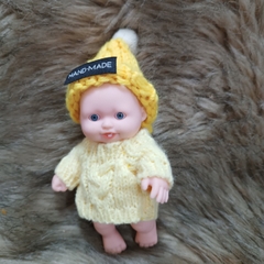[Đủ mẫu] Búp Bê Nhựa mềm 12 cm 5 inch Vinyl reborn Baby Doll