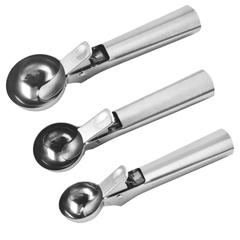 Muổng múc kem đa năng. Dụng cụ múc kem, trái cây bằng inox size vừa và lớn (Loại tốt)