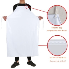 {Đủ Mẫu} Tạp dề & Tay áo Nhà Bếp chống thấm nước chất liệu da PU chất lượng cao Dành cho Đầu Bếp Nhà Hàng, Khách Sạn