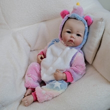 {Đủ Mẫu} Búp Bê Tái Sinh Thân Gòn + Thân Nhựa Mềm Mại 50 cm = 19 inch NPK Reborn Silicon Vinyl Doll