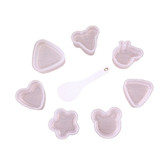 {Đủ Mẫu} Bộ Khuôn Cơm Nắm Nhật Bản Khuôn Sushi Tiện Dụng Cho Nhà Bếp