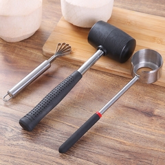 {Đủ Mẫu} Dụng Cụ Mở Vỏ Dừa Bằng Thép Không Gỉ Siêu Nhanh Coconut Shell Opener Tools
