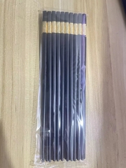 Bộ 10 đôi Đũa hợp kim 24 cm siêu sang mạ viền vàng