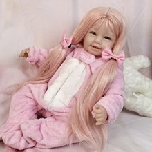 [Đủ mẫu] Búp Bê 55 cm = 22 inch Thân Gòn Mềm Mại  Reborn Silicon Vinyl Doll