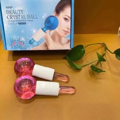 Hộp 2 Quả Cầu Lạnh Massage Mặt Đẩy Sâu Tinh Chất Thư Giãn Da Mặt