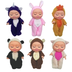 {Đủ Mẫu} Búp Bê Nhựa Cao Cấp Tái Sinh 21 cm 8 inch Mắt To 3D Reborn Vynil Baby Doll