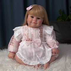 [Đủ mẫu] Búp Bê  Thân Gòn  Mềm Mại 60 cm = 24 inch Reborn Silicon Vinyl Doll
